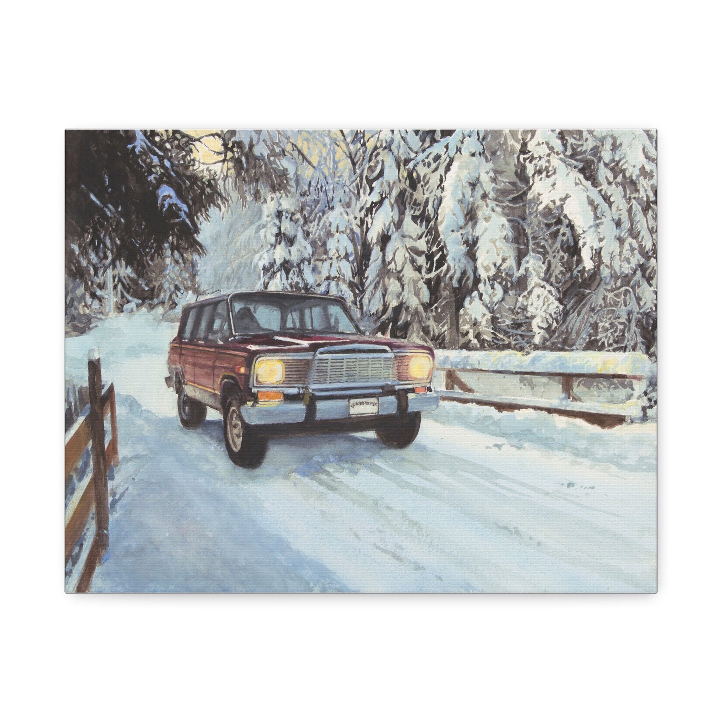 Winter Wonderland Stretched Canvas Art