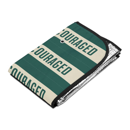 Detours Encouraged Car Sun Shade — Retro Roadtrip Windjammer Design