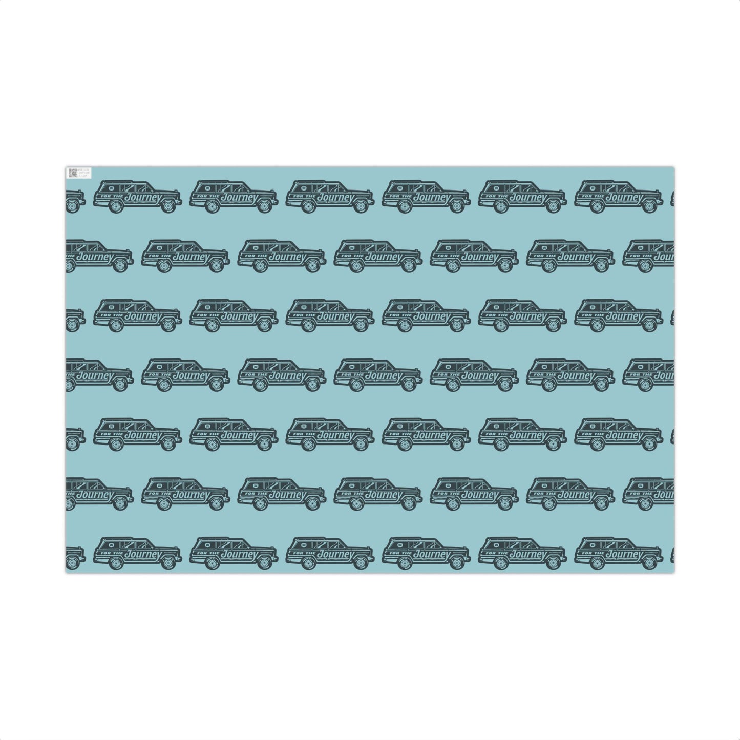 For the Journey Wrapping Paper — Spinnaker Blue