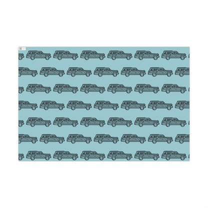 For the Journey Wrapping Paper — Spinnaker Blue