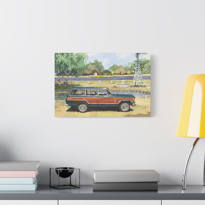 Vintage Car Canvas Art Print