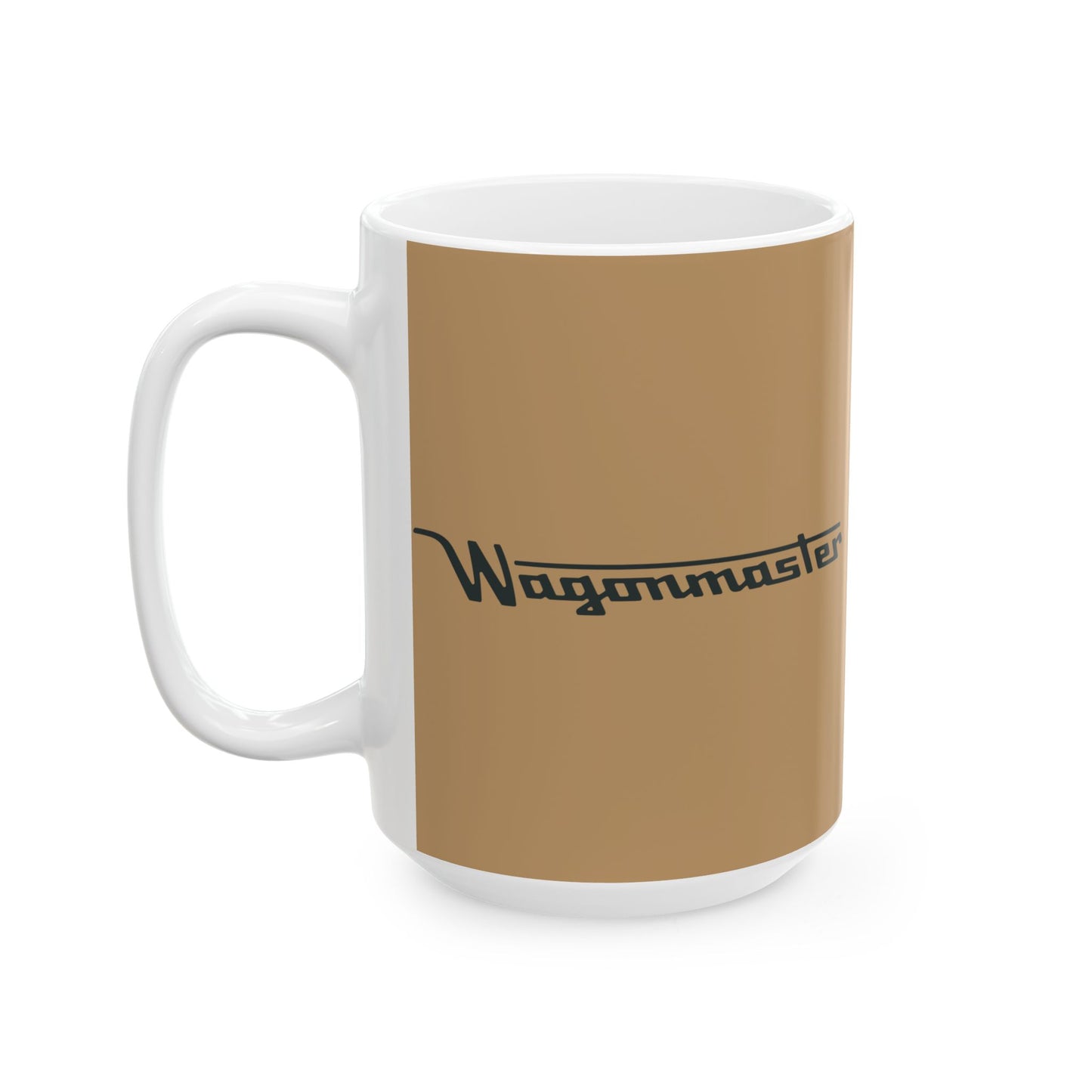 Ceramic Mug — Retro Coffee Cup (11oz/15oz) - Camel