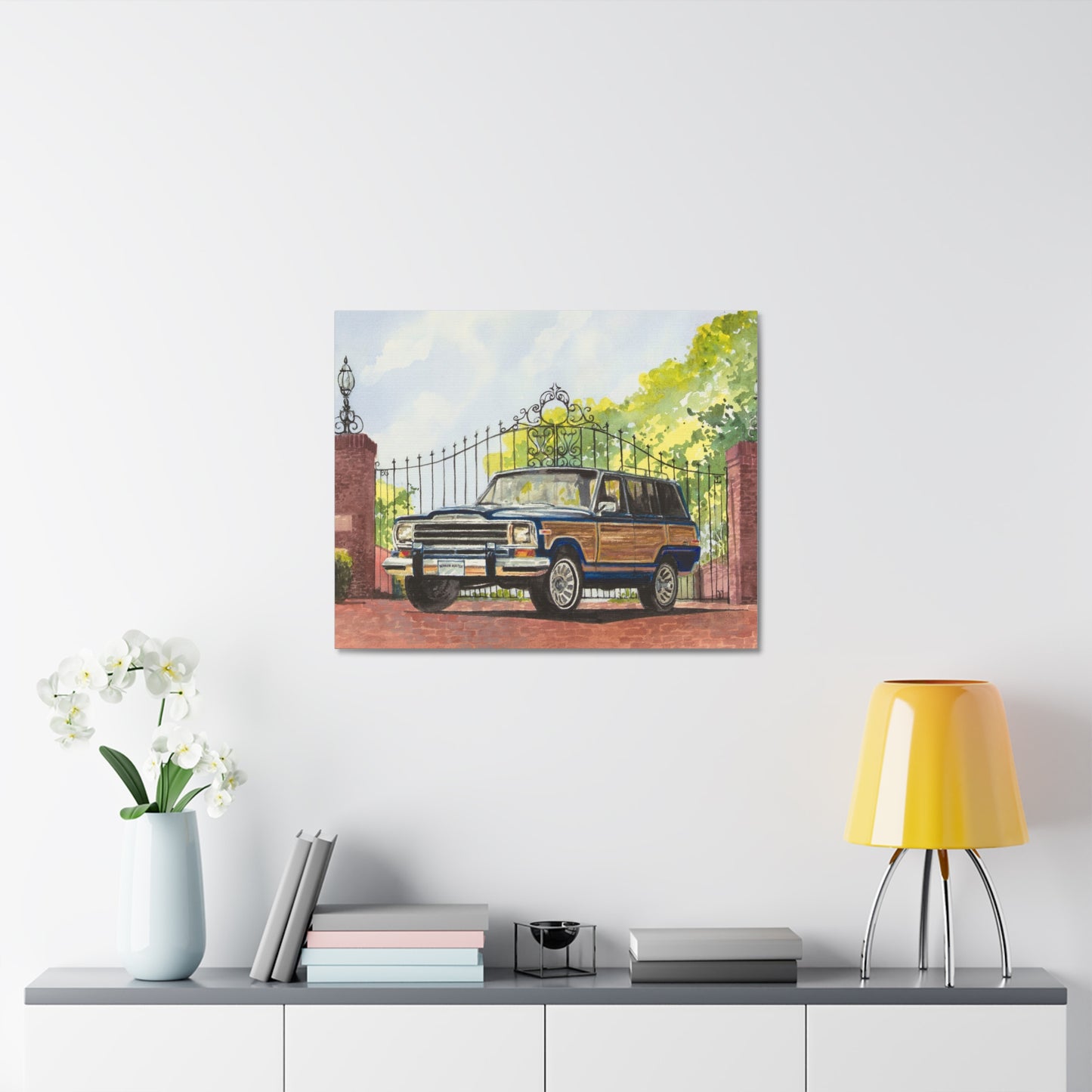 Wagoneer At the Gates Stretched Canvas Art