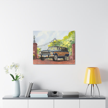 Wagoneer At the Gates Stretched Canvas Art