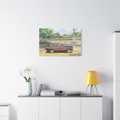 Vintage Car Canvas Art Print