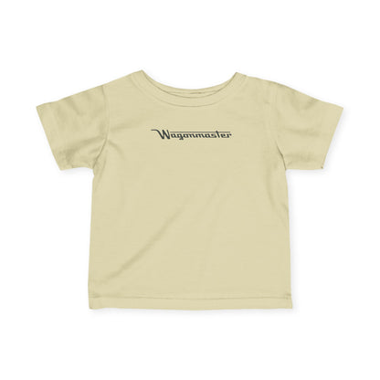 'Wagonmaster' Minimal Logo Baby Shirt - Black Lettering