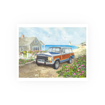 Nantucket Wagoneer Poster - Multiple Sizes Available