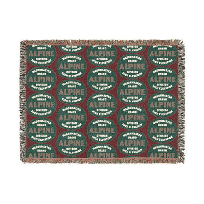 Woven Blanket - Alpine Logo