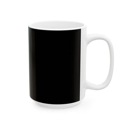 Ceramic Mug — Retro Coffee Cup (11oz/15oz) - Black