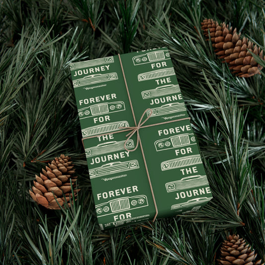 For the Journey Wrapping Paper — Hunter Green