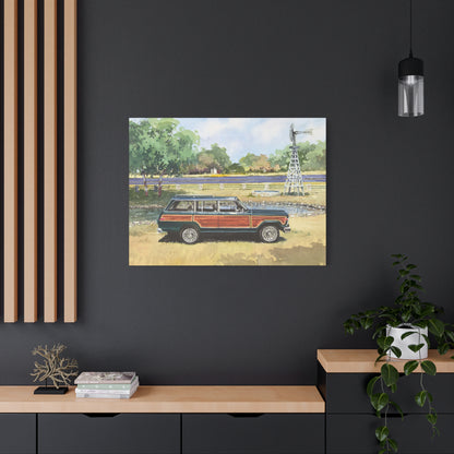 Vintage Car Canvas Art Print