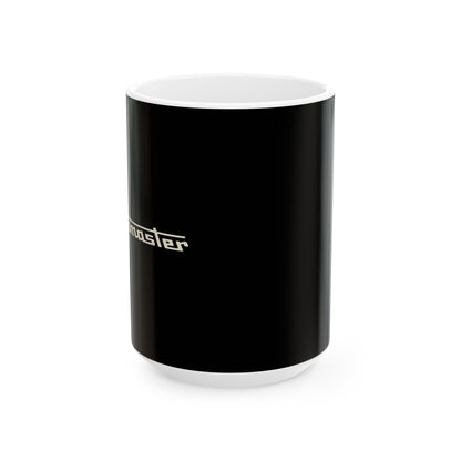 Ceramic Mug — Retro Coffee Cup (11oz/15oz) - Black