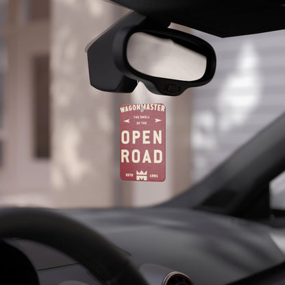 Smell of the Open Road Car Air Freshener — Burgundy