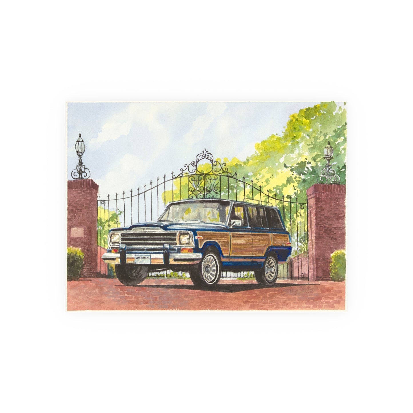 Wagoneer at the Gates Poster - Multiple Sizes Available