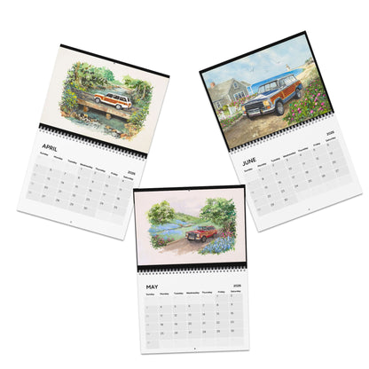 Wagonmaster 2026 Watercolors Calendar (12-Months)