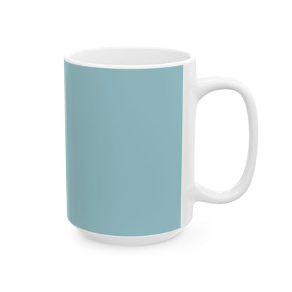 Ceramic Mug — Retro Coffee Cup (11oz/15oz) - Spinnaker Blue