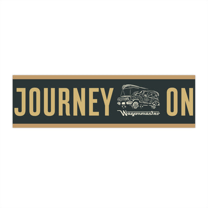 Bumper Sticker — “Journey On” - Grey