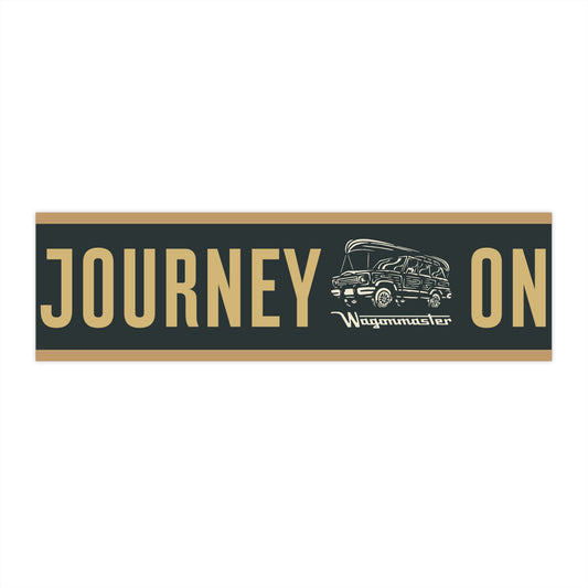 Bumper Sticker — “Journey On” - Grey