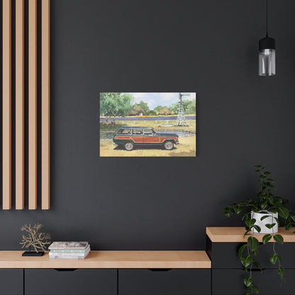Vintage Car Canvas Art Print