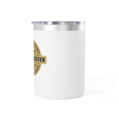 15oz Insulated Coffee Tumbler Mug — "Master" Vintage Seal Design
