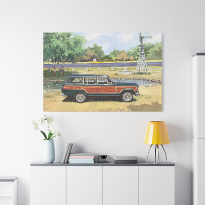 Vintage Car Canvas Art Print