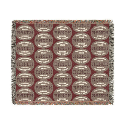 Woven Blanket - Wagonmaster Ranch Logo