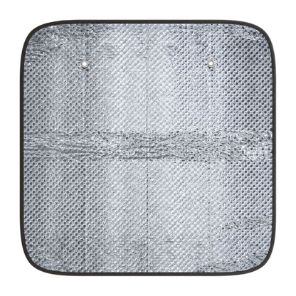 Journey On Car Sun Shade — Retro Roadtrip Windjammer Design
