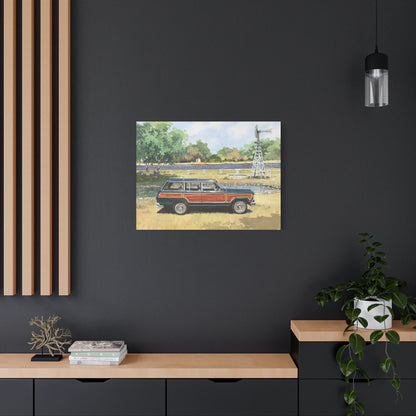 Vintage Car Canvas Art Print