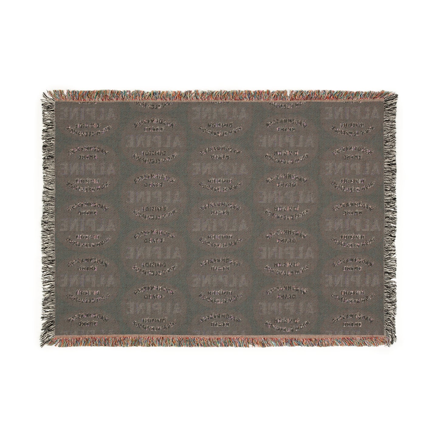 Woven Blanket - Alpine Logo