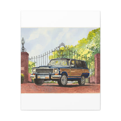 Wagoneer At the Gates Stretched Canvas Art