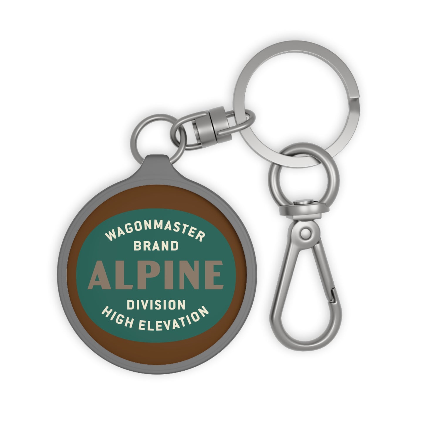 Alpine Wagonmaster Keyring Tag – Outdoor Adventure Keychain