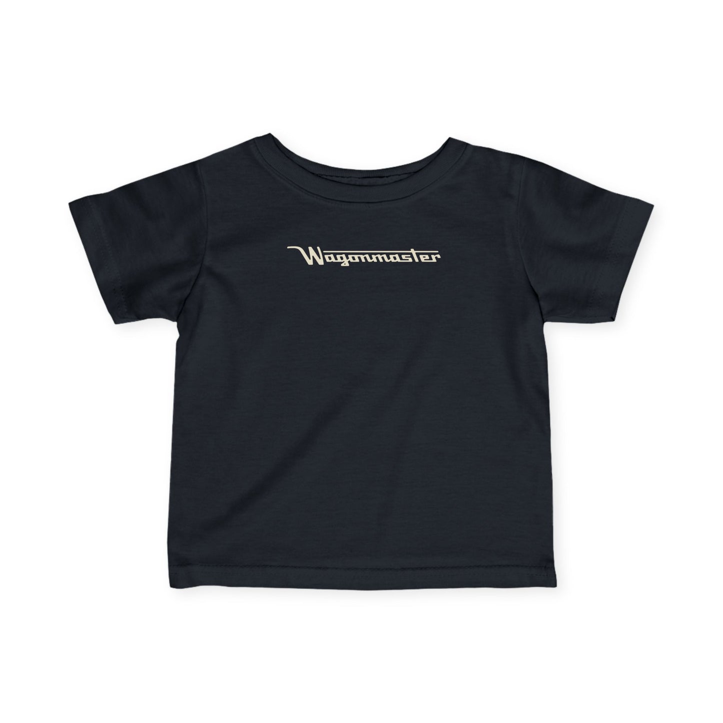 'Wagonmaster' Minimal Logo Baby Shirt - Light Lettering