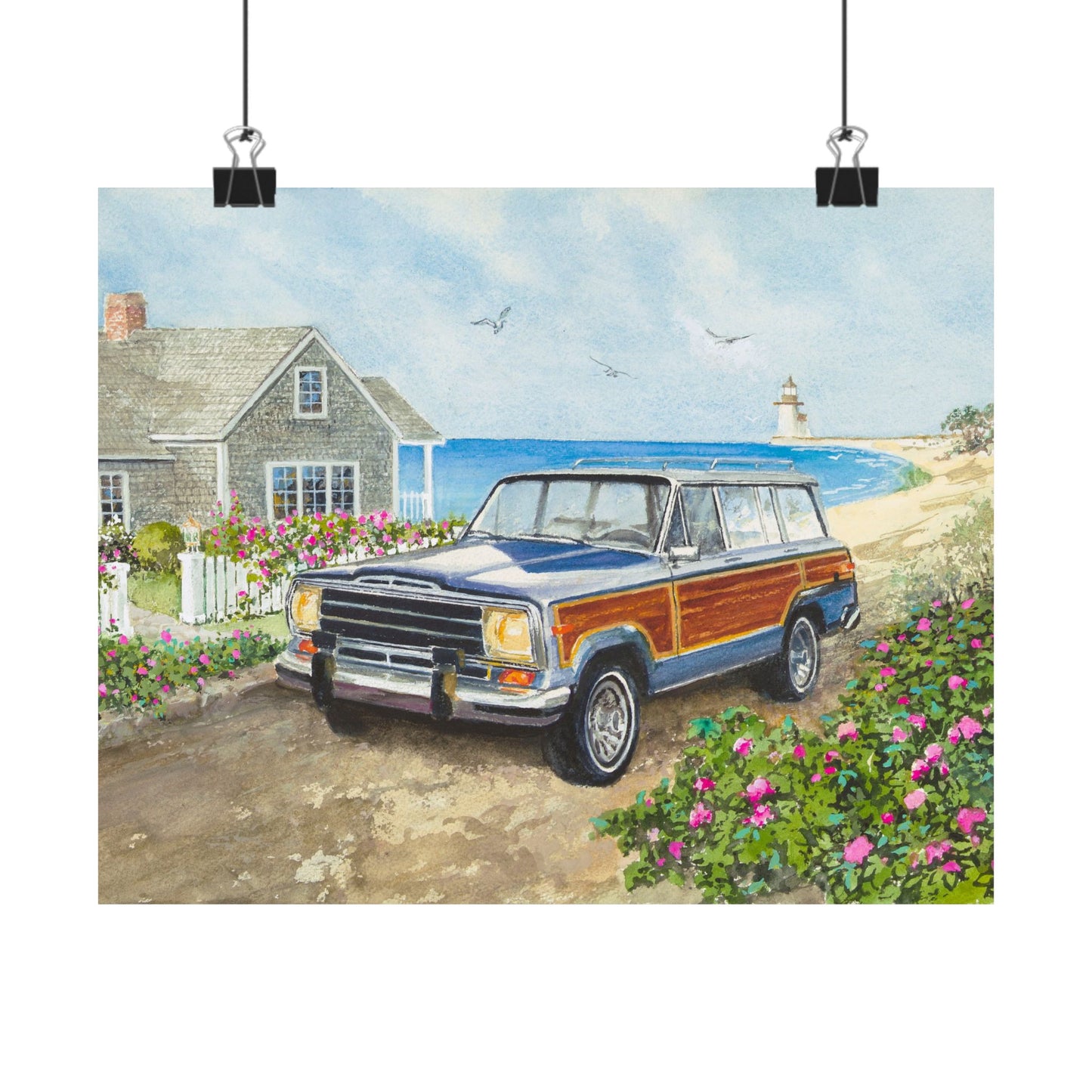 Nantucket Wagoneer Poster