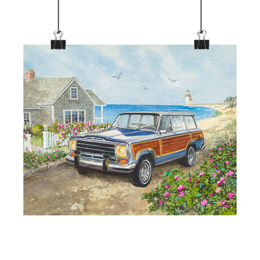 Nantucket Wagoneer Poster