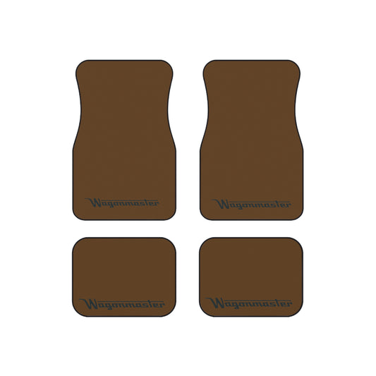 Wagonmaster Custom Fit Floor Mats - Nutmeg with Black Logo