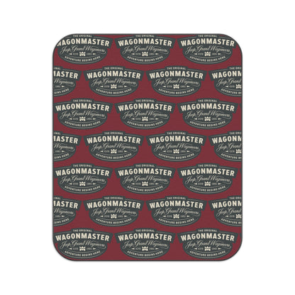 Wagonmaster Picnic Blanket — Burgundy Outdoor Camping & Tailgate Blanket