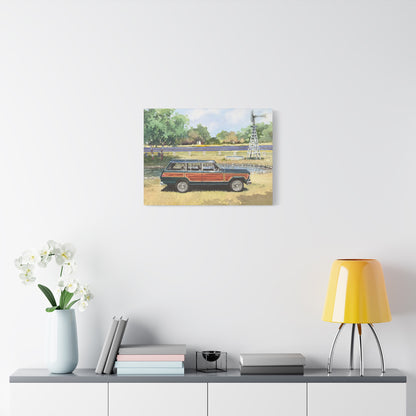 Vintage Car Canvas Art Print
