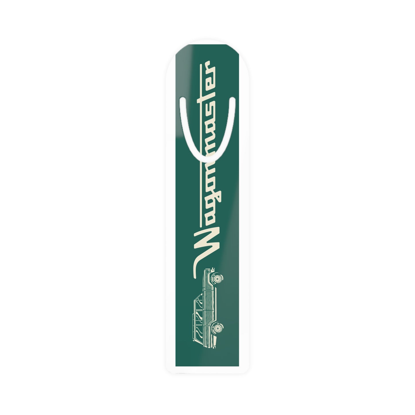 Wagoneer Jeep Bookmark — Metal Page Marker- Hunter Green