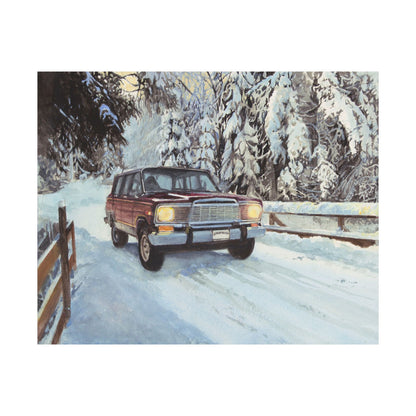 Winter Wonderland Wagoneer Poster