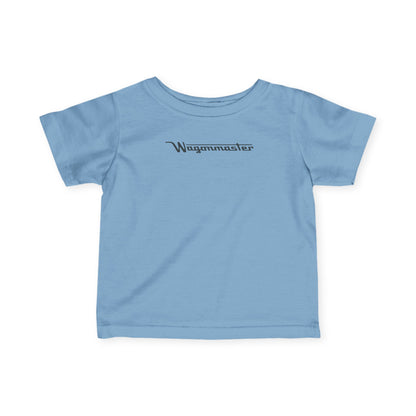 'Wagonmaster' Minimal Logo Baby Shirt - Black Lettering