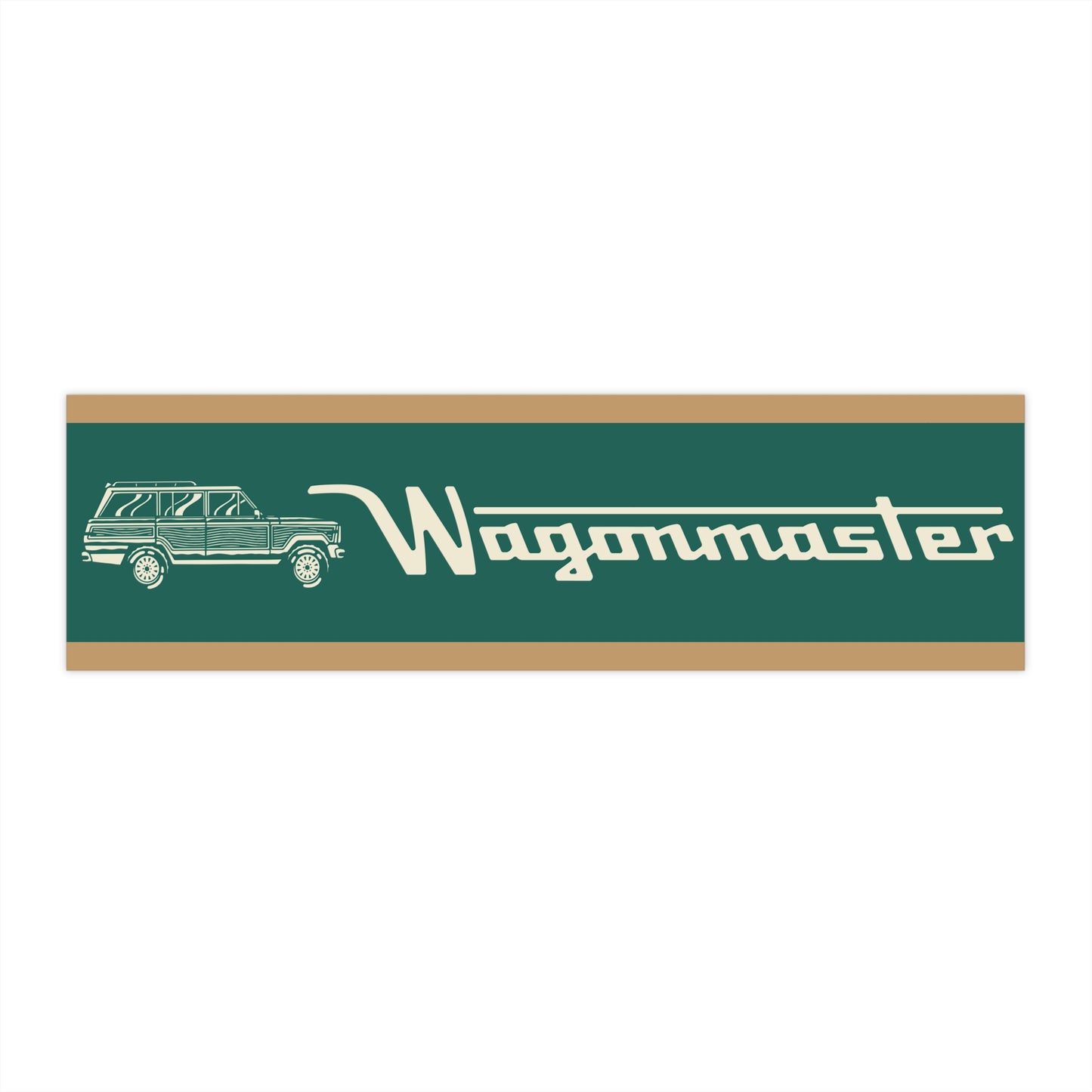 Bumper Sticker — “Wagonmaster” - Green