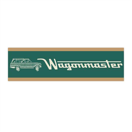 Bumper Sticker — “Wagonmaster” - Green
