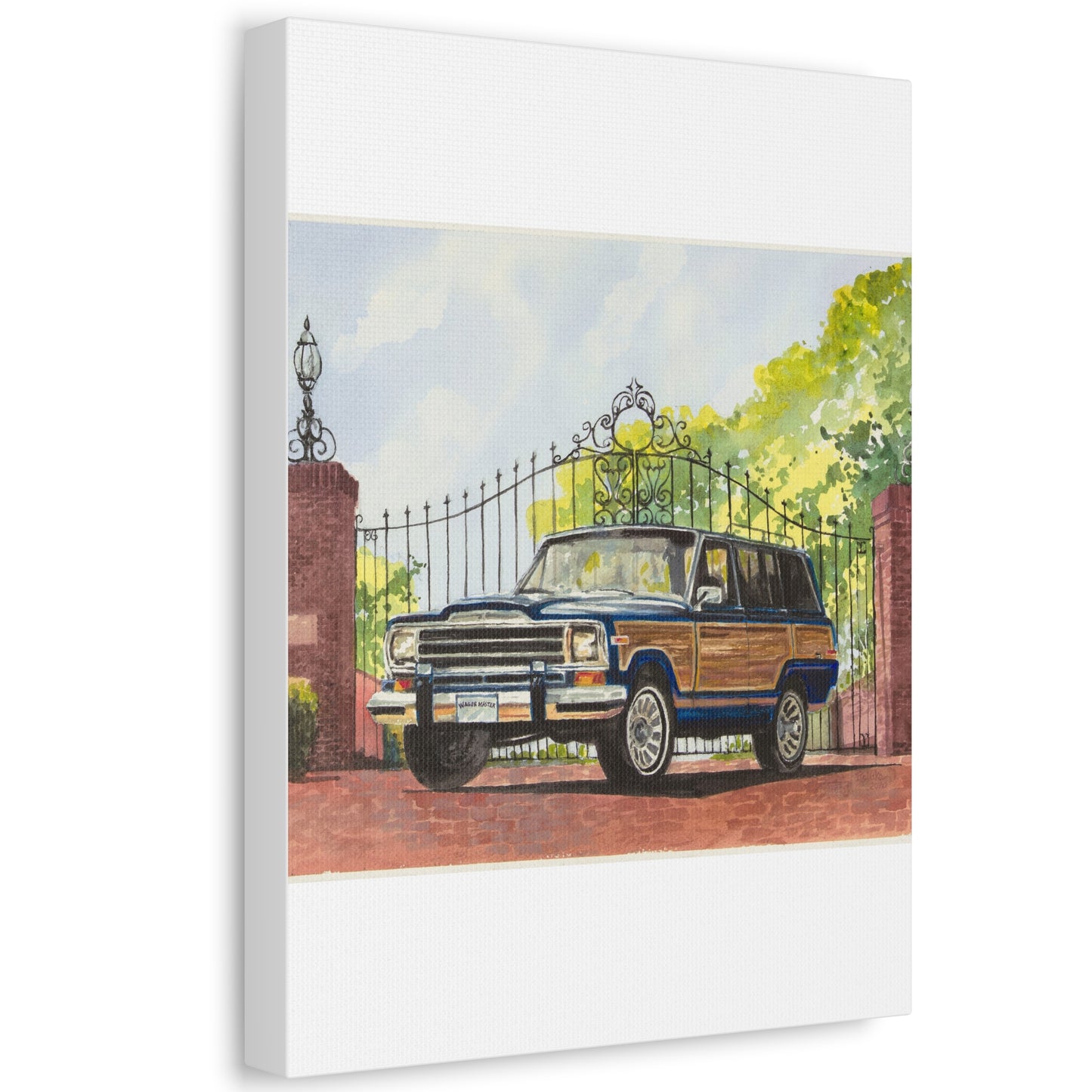 Wagoneer At the Gates Stretched Canvas Art