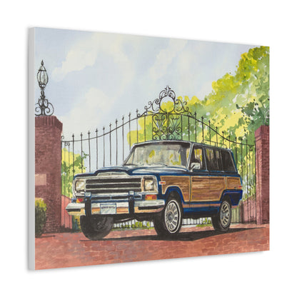 Wagoneer At the Gates Stretched Canvas Art