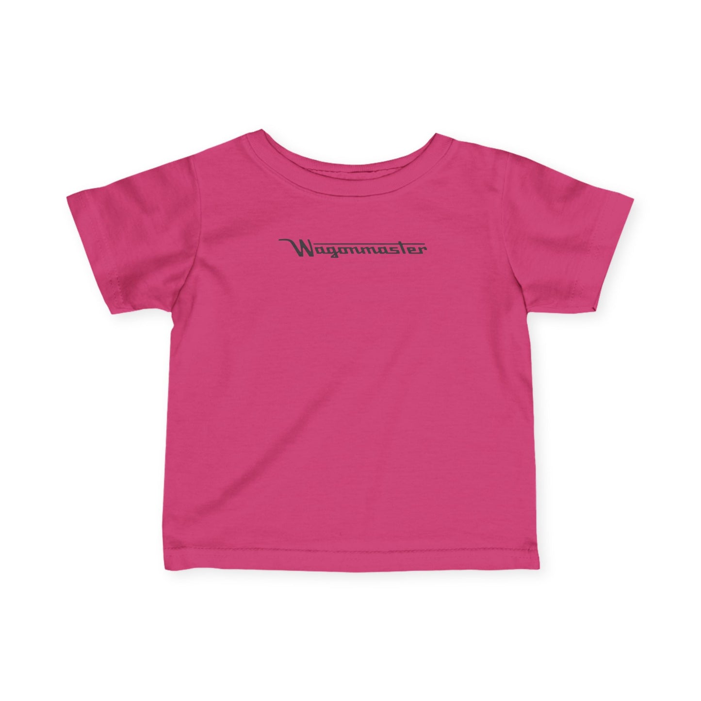 'Wagonmaster' Minimal Logo Baby Shirt - Black Lettering