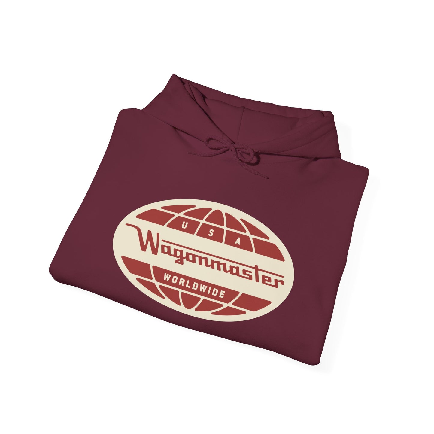 Wagonmaster Hoodie – Vintage Globe 'Wagonmaster Worldwide' Logo