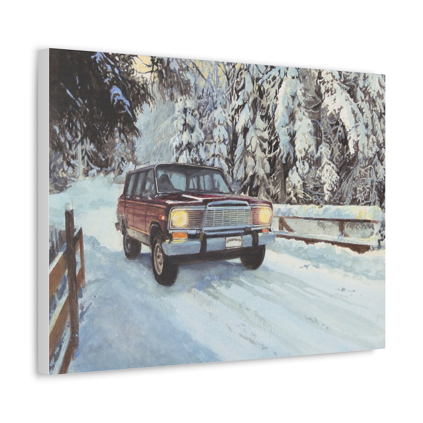 Winter Wonderland Stretched Canvas Art