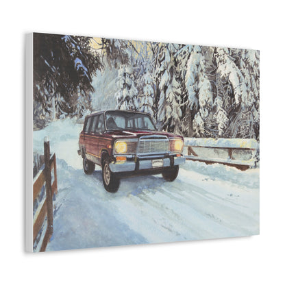 Winter Wonderland Stretched Canvas Art