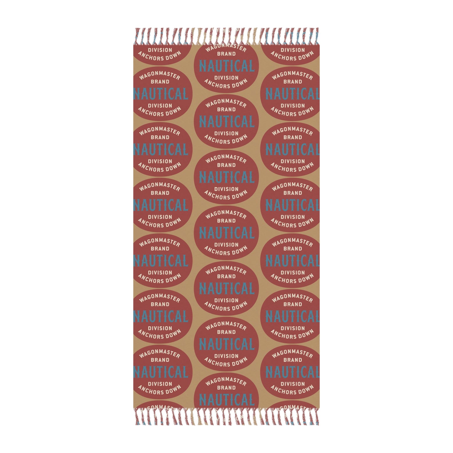 Wagonmaster Retro 'Nautical' Logo Turkish Towel