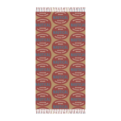 Wagonmaster Retro 'Nautical' Logo Turkish Towel